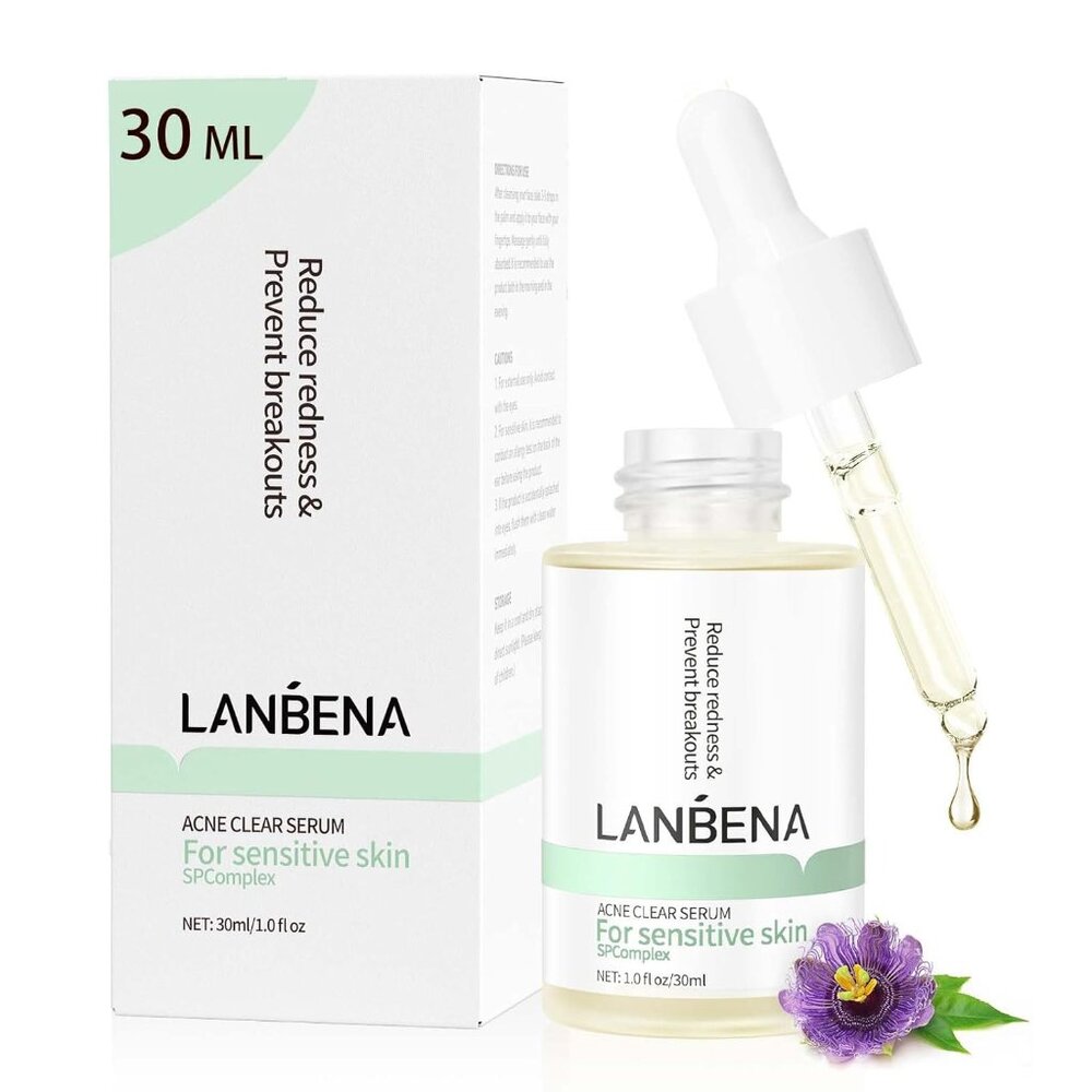 LANBENA Acne Clear Serum For sensitive skin 30ml/1 oz, Minimize Pores Repair NIB